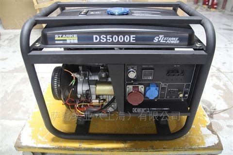 上海萨登8kw单相汽油发电机DS8000E耗油量